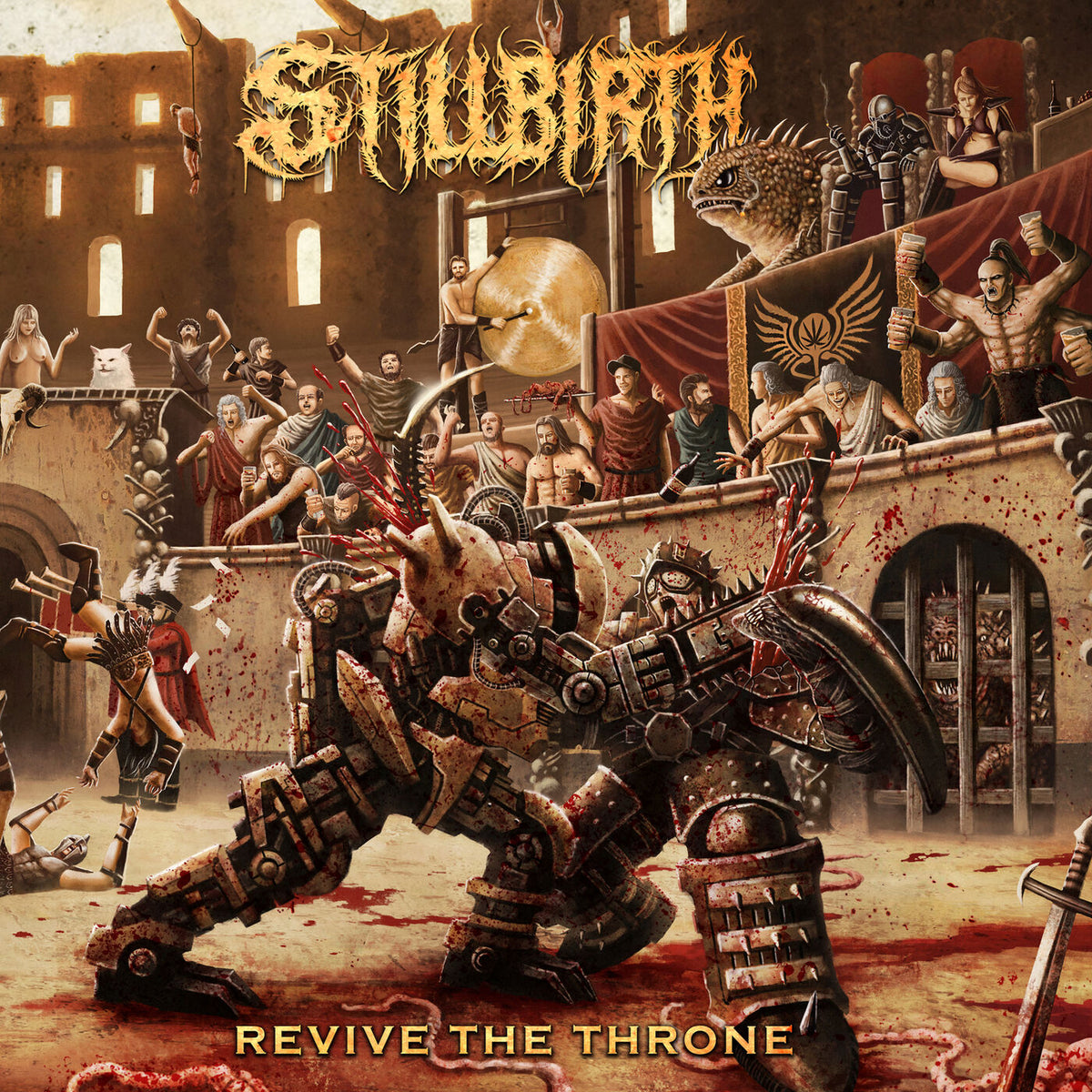 Stillbirth – Revive The Throne vinyl record cover