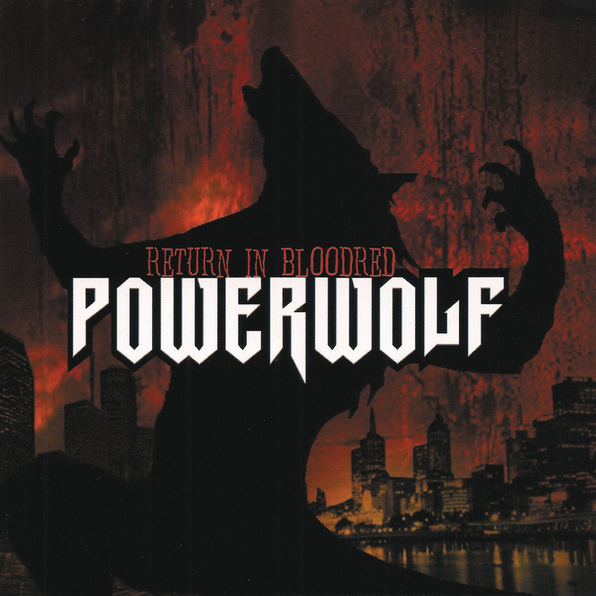 Powerwolf – Returned In Bloodred vinyl record cover