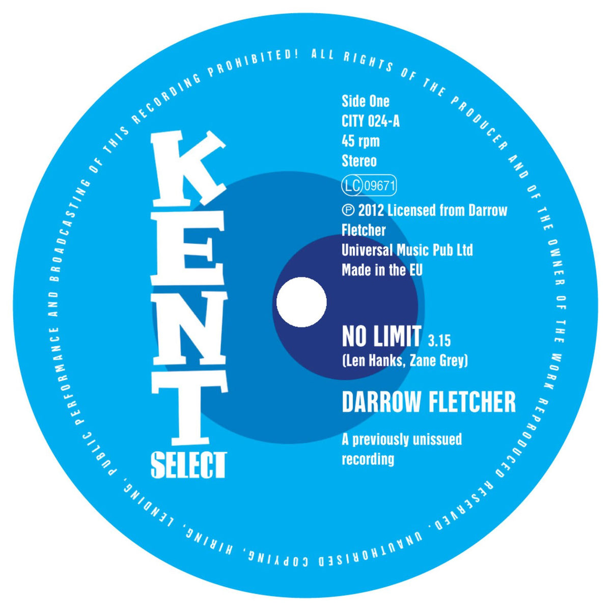 Darrow Fletcher – No Limit / What Good Am I Without You vinyl cover