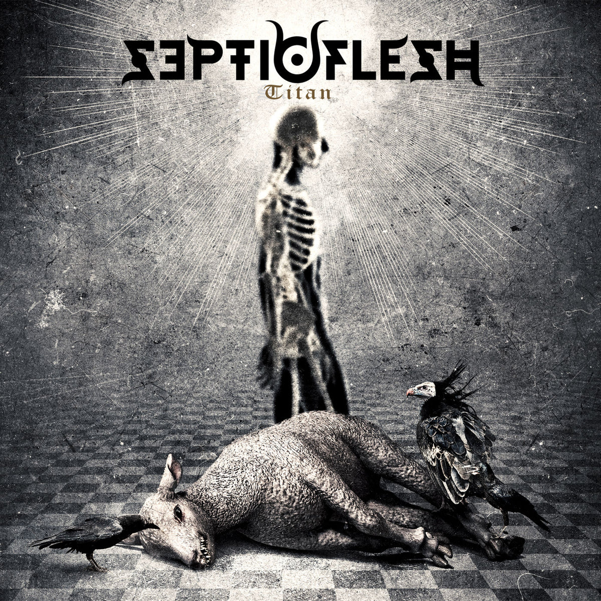 Septicflesh – Titan vinyl record cover