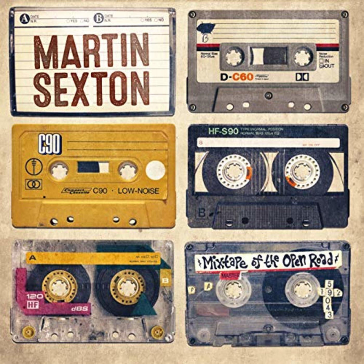 Martin Sexton – Mixtape of the Open Road vinyl cover