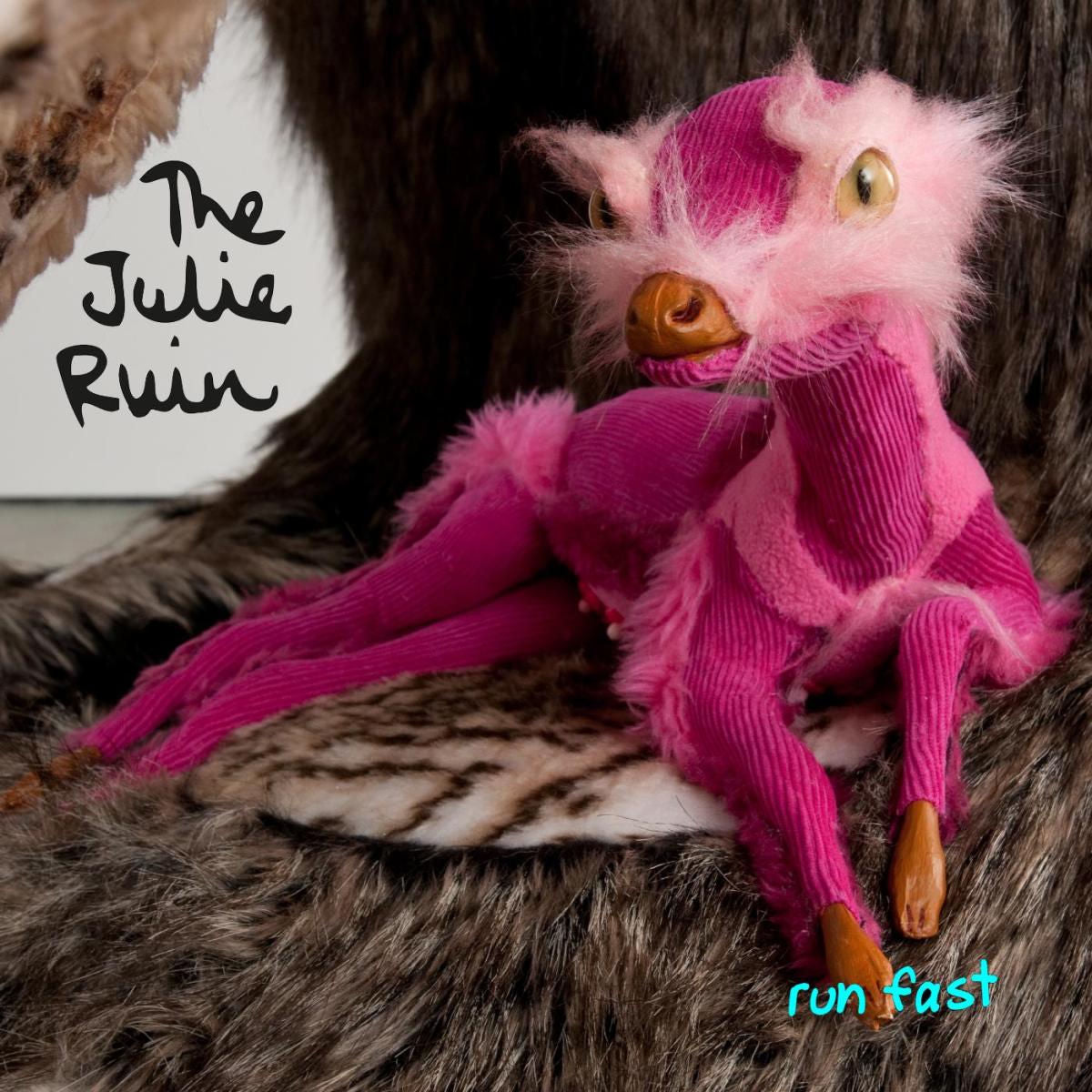 The Julie Ruin – Run Fast vinyl cover
