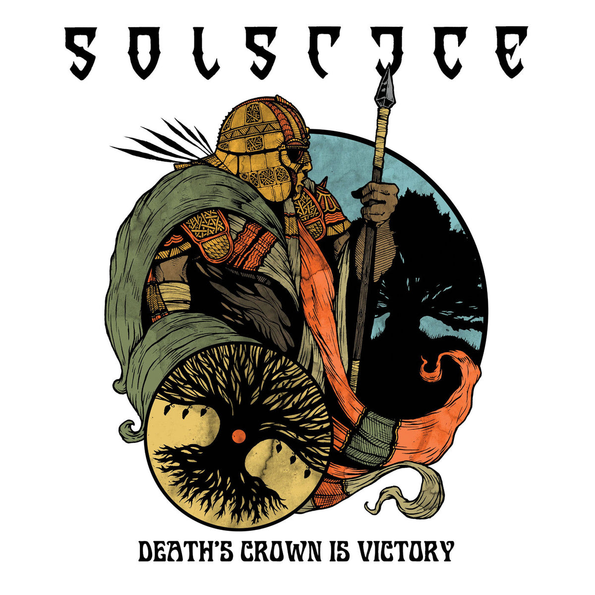 Solstice – Death's Crown Is Victory (Coloured Vinyl) vinyl record cover