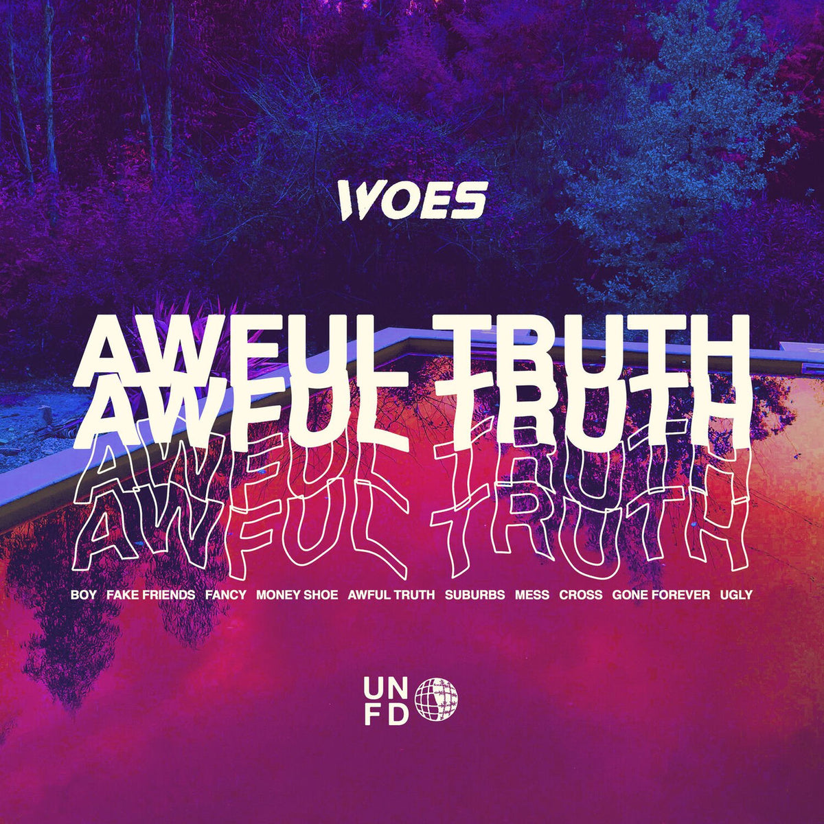 Woes – Awful Truth vinyl record cover