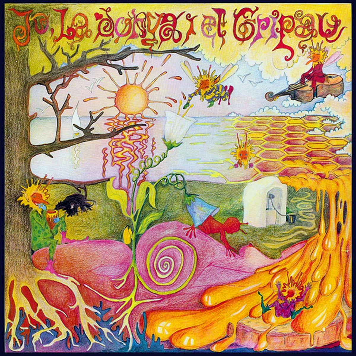 Pau Riba – Jo, La Donya I El Gripau vinyl record cover