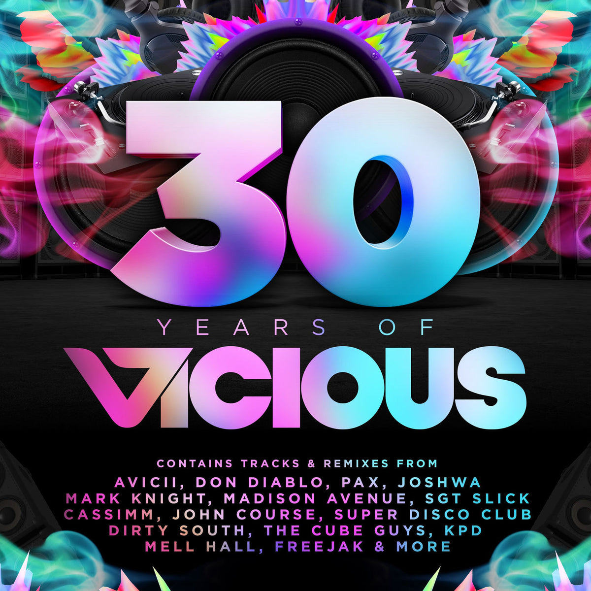 Various Artists – 30 Years of Vicious vinyl record cover