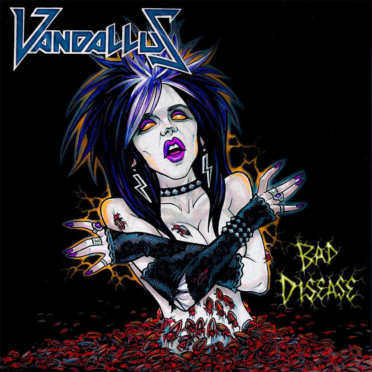 Vandallus – Bad Disease vinyl record cover