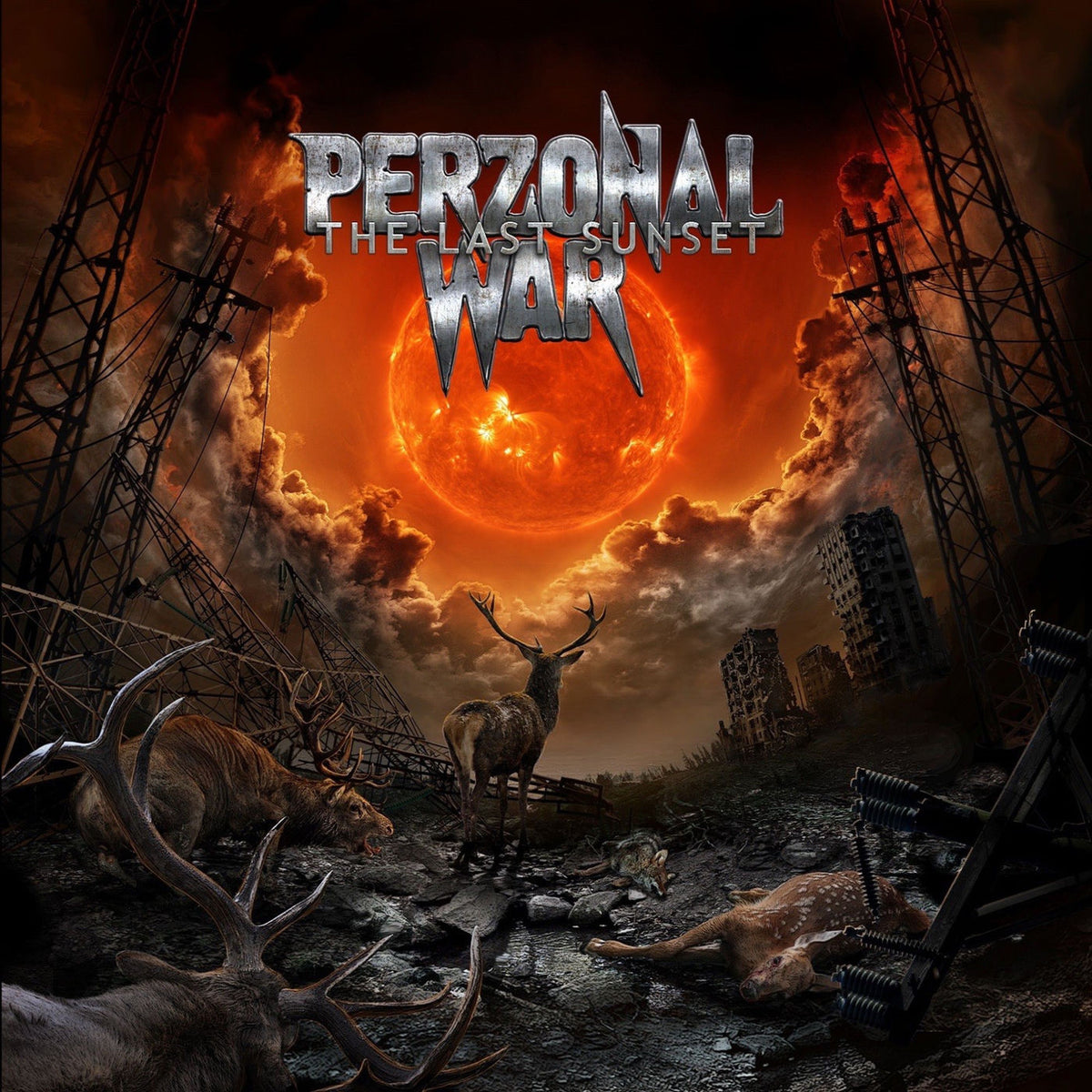 Perzonal War – Last Sunse,The vinyl record cover