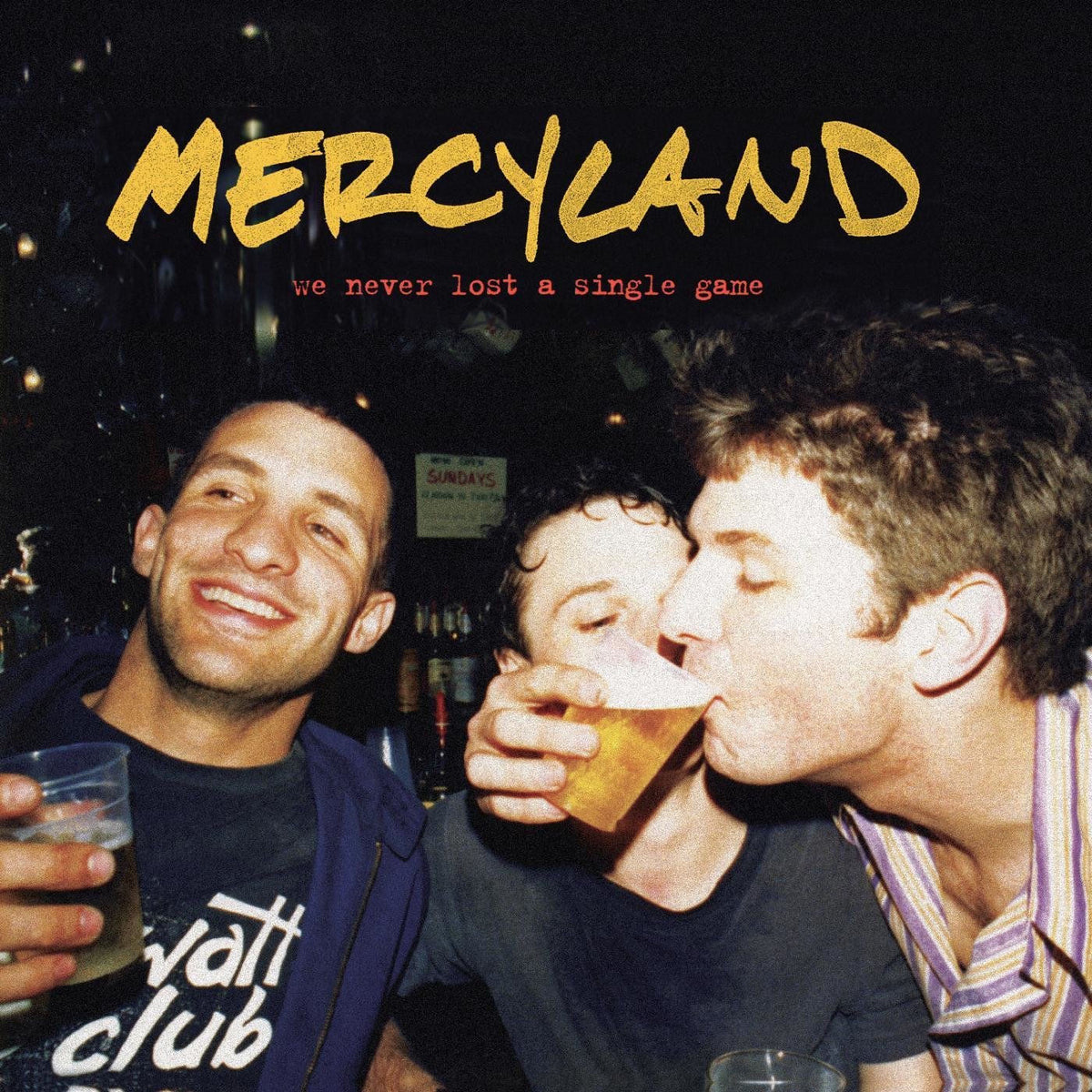 Mercyland – We Never Lost A Single Game vinyl cover