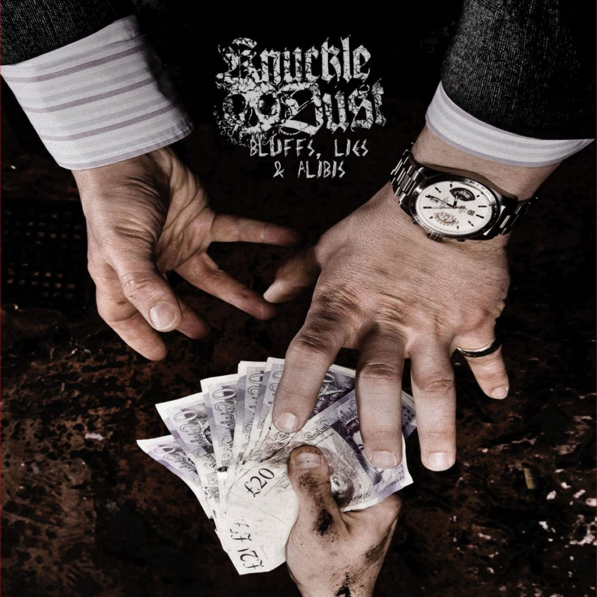 Knuckledust – Bluffs, Lies & Alibis vinyl record cover