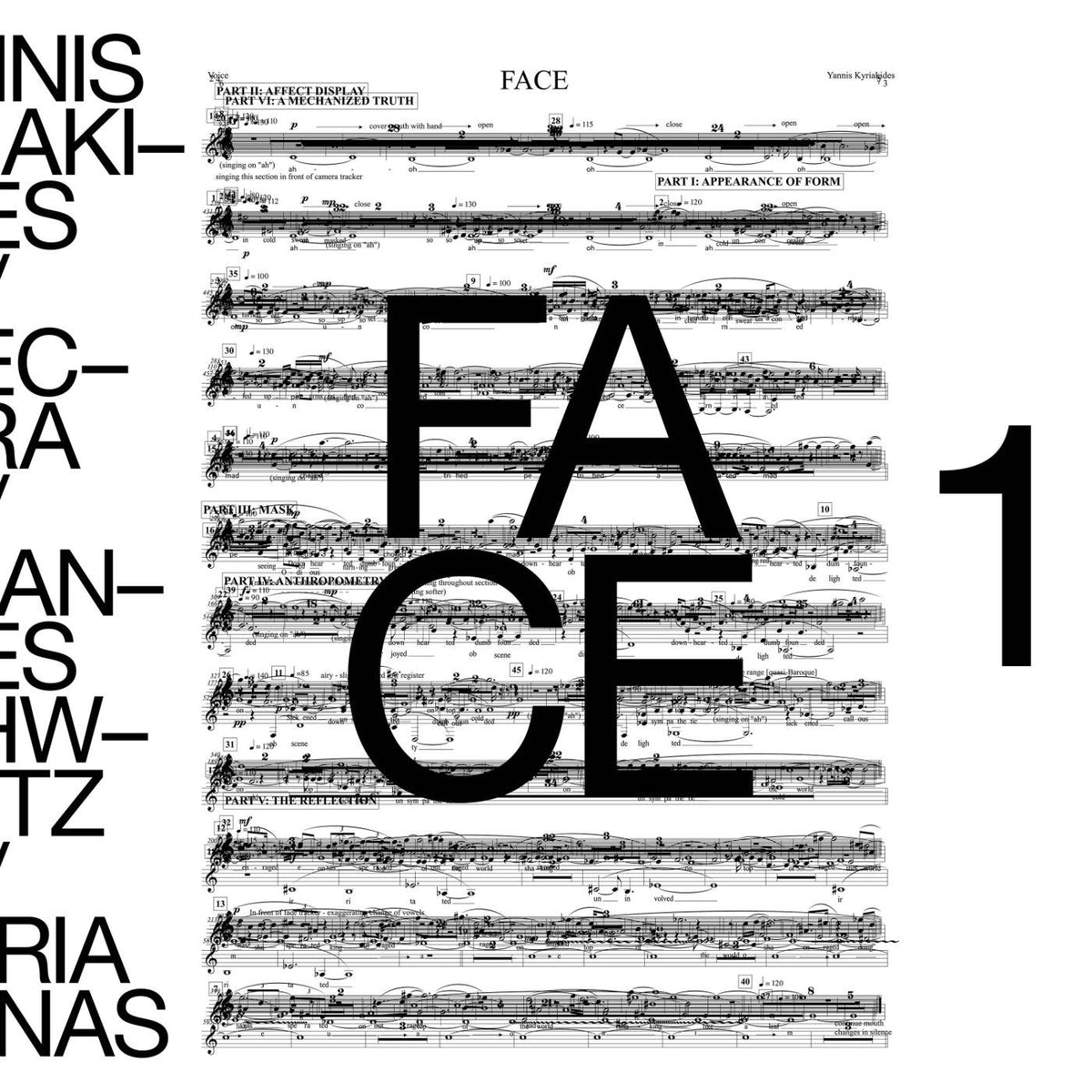 Yannis Kyriakides – Face vinyl record cover
