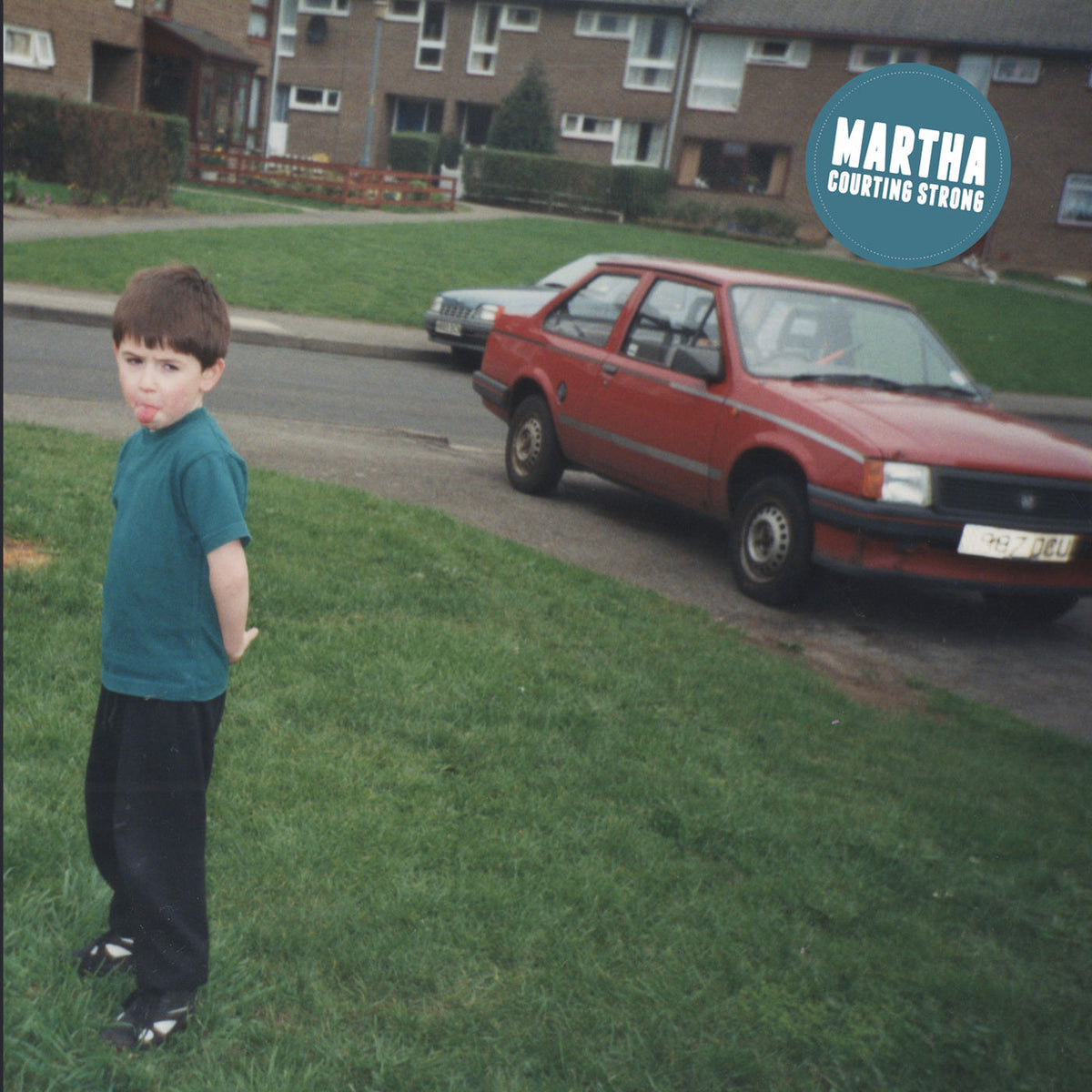 Martha – Courting Strong vinyl cover