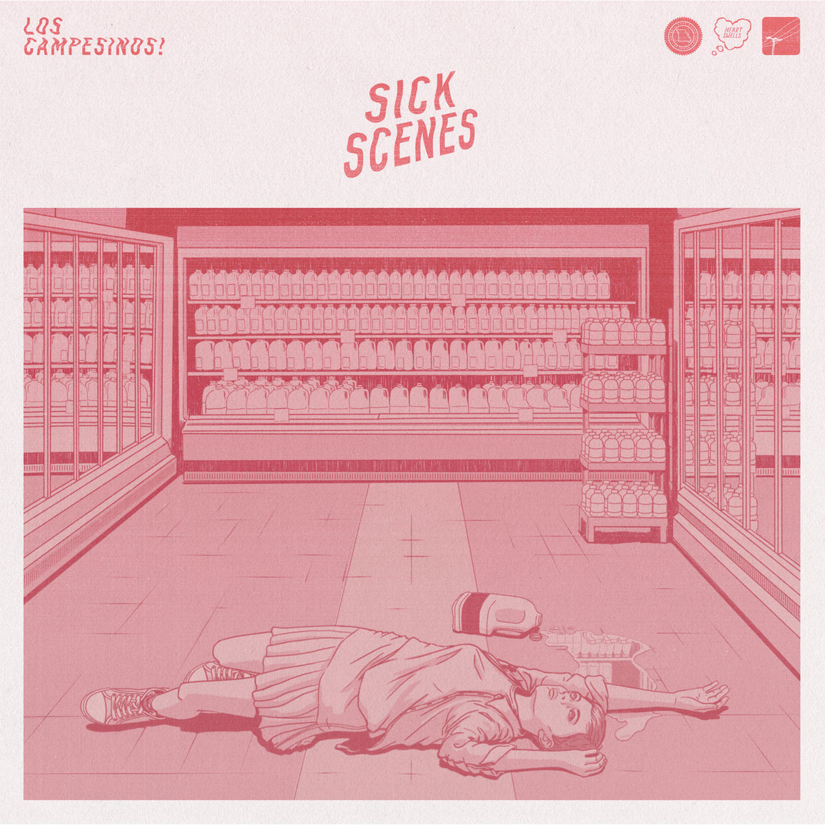Los Campesinos! – Sick Scenes vinyl record cover