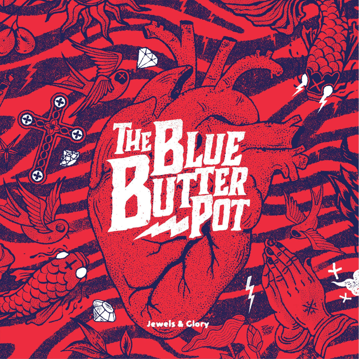 Blue Butter Pot – Jewels & Glory vinyl record cover