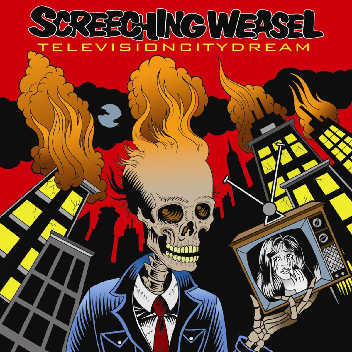 Screeching Weasel – Television City Dream vinyl record cover