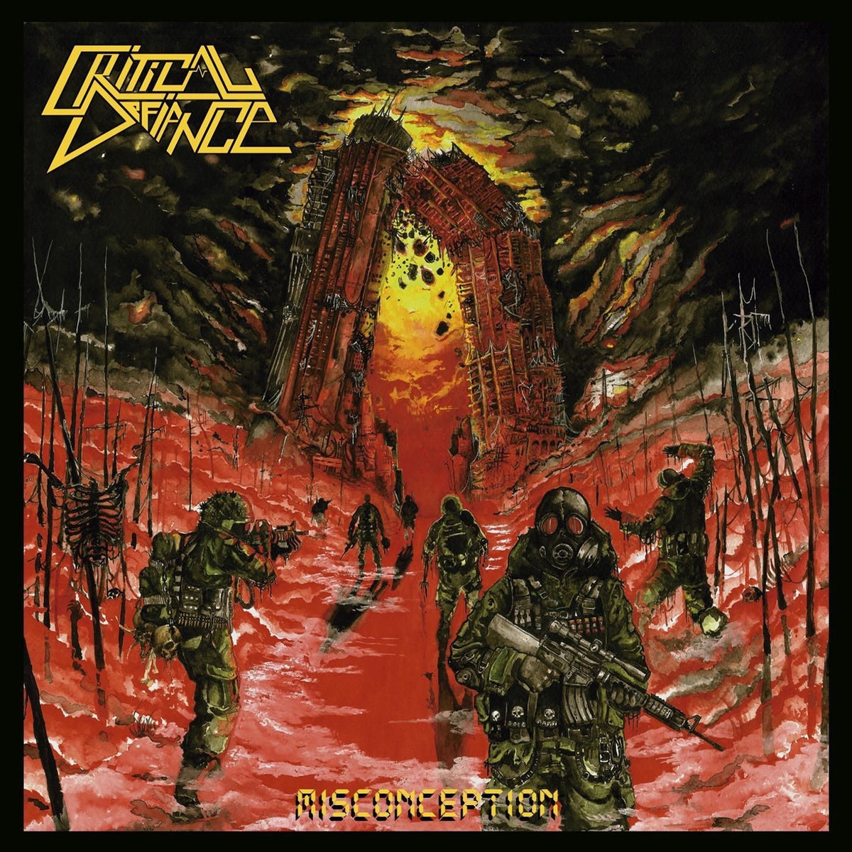 Critical Defiance – Misconception vinyl record cover