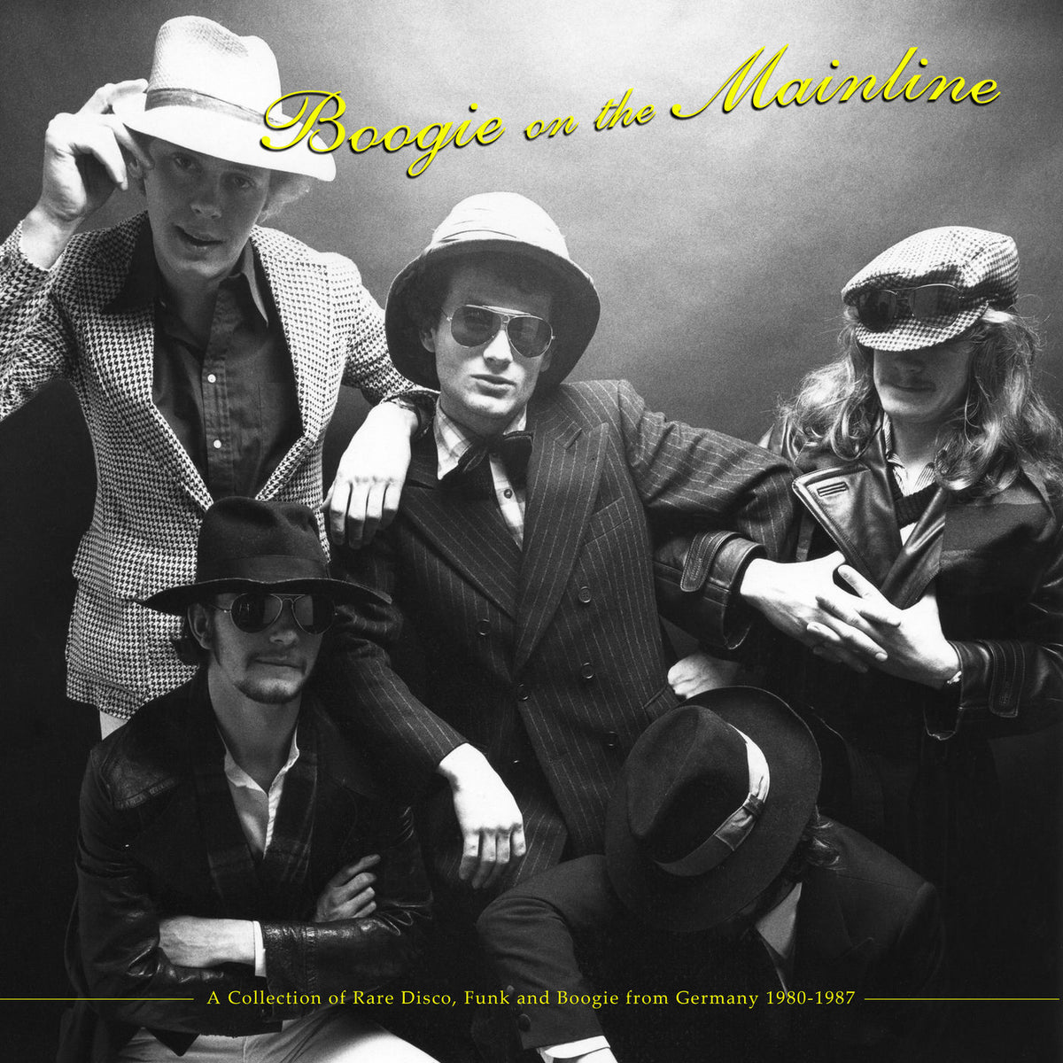 Various Artists – Boogie on the Mainline - a Collection of Rare Disco, Funk and Boogie from Germany 1980-1987 vinyl cover