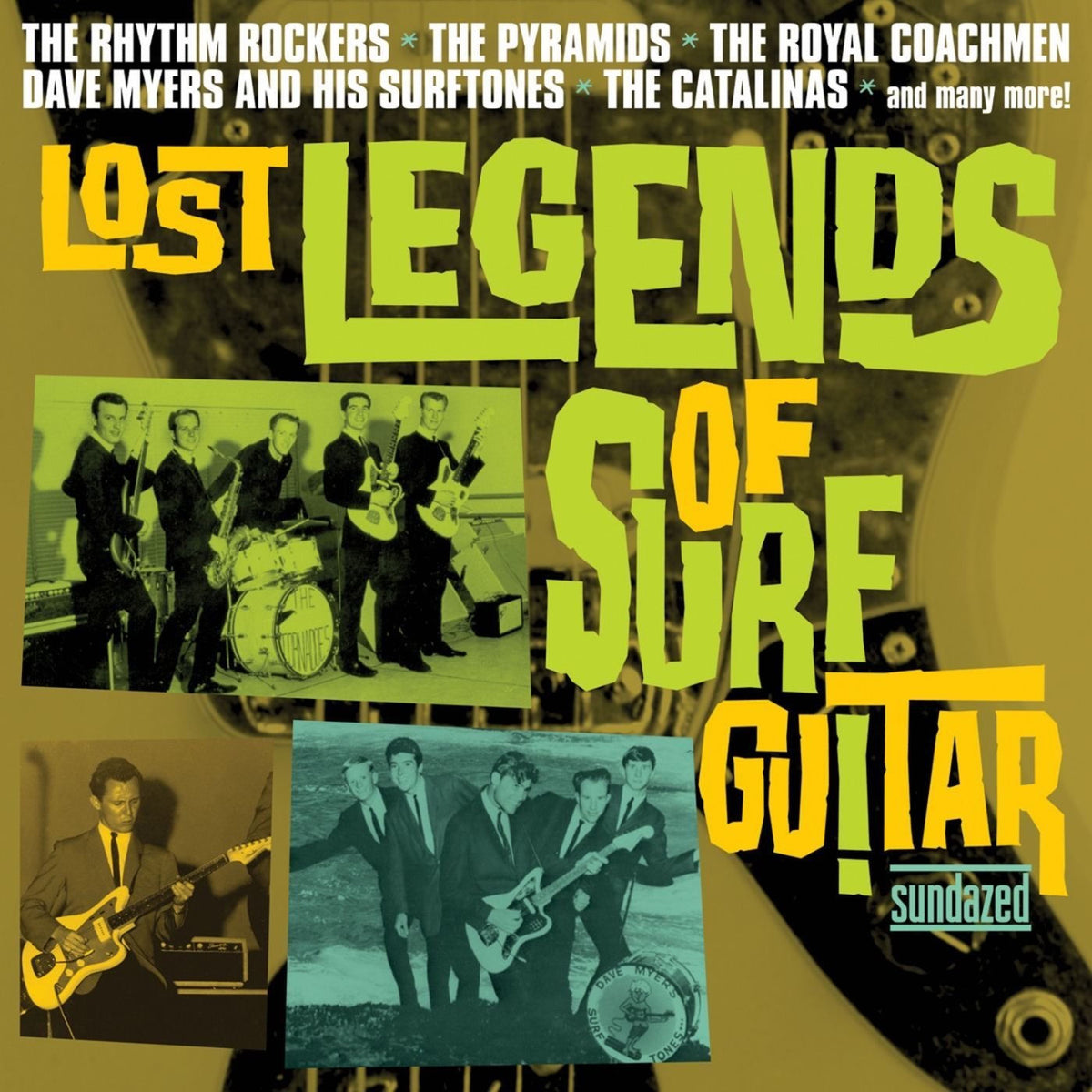 Various Artists – Legends Of Surf Guitar (2LP) vinyl record cover
