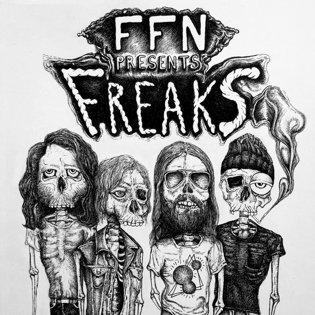 Frontier Folk Nebraska – Freaks vinyl record cover