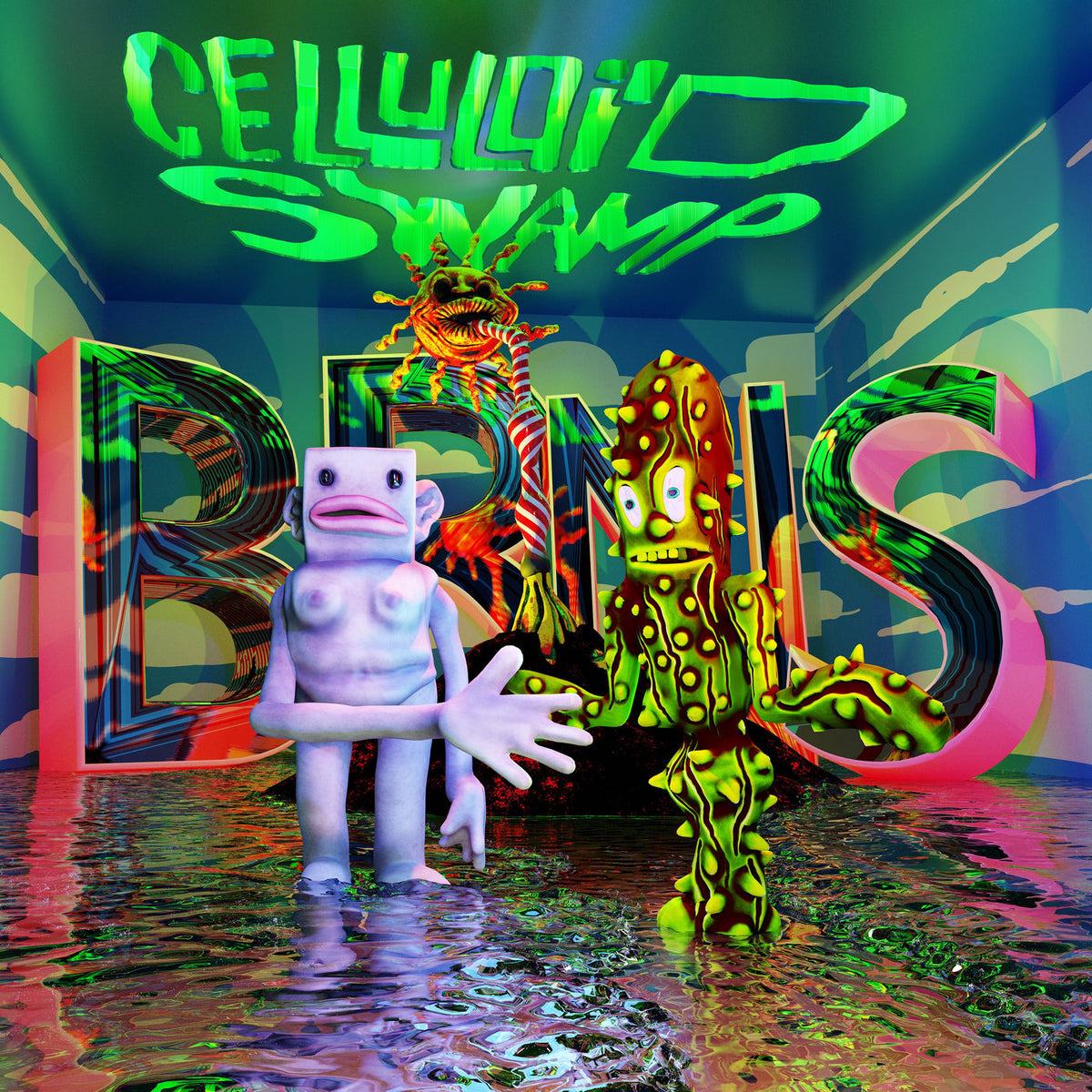 BRNS – Celluloid Swamp vinyl record cover