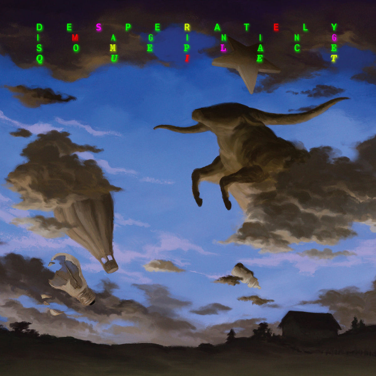 DISQ – Desperately Imagining Someplace Quiet vinyl record cover