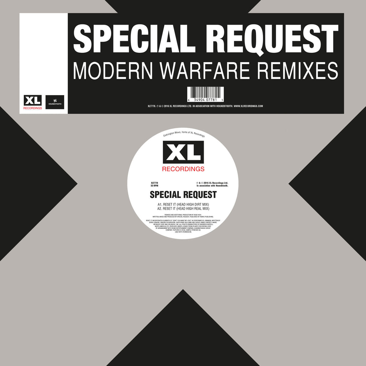 Special Request – Modern Warfare Remixes vinyl cover