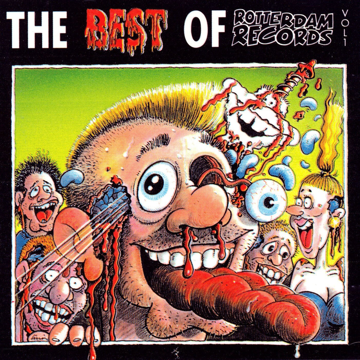 Various Artists – Best Of Rotterdam Records Vol. 1 (CRYSTAL CLEAR VINYL, IMPORT) vinyl record cover