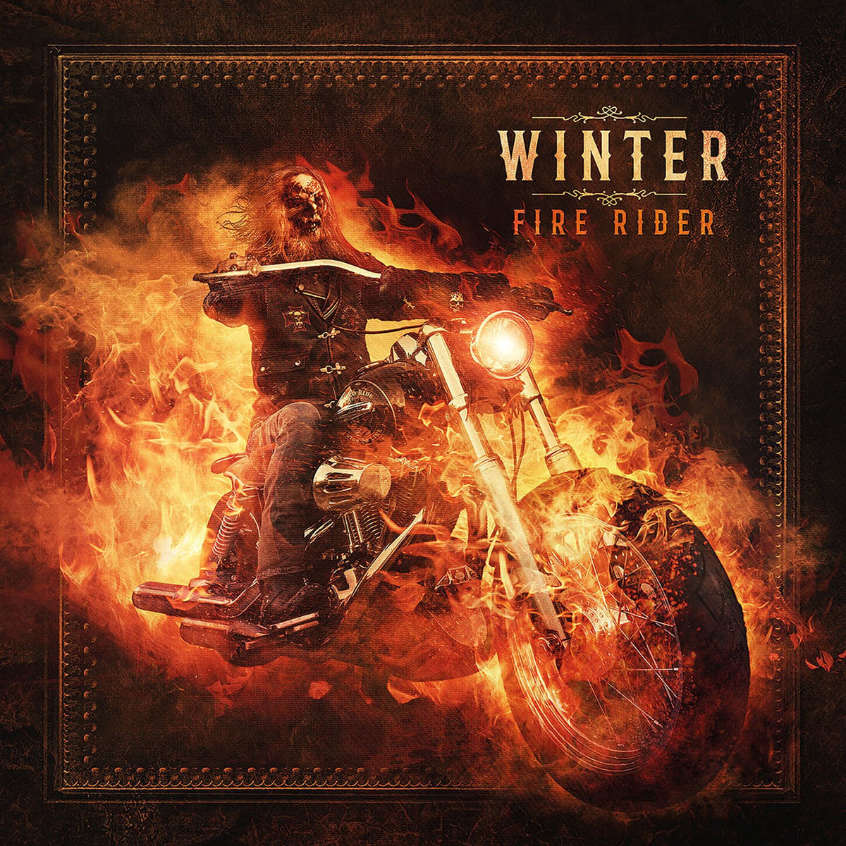 Winter – Fire Rider (+CD) vinyl record cover