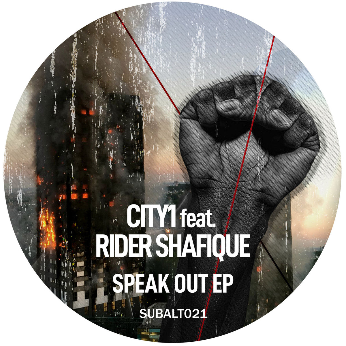 City1 – Speak Out EP (Feat. Rider Shafique) vinyl record cover