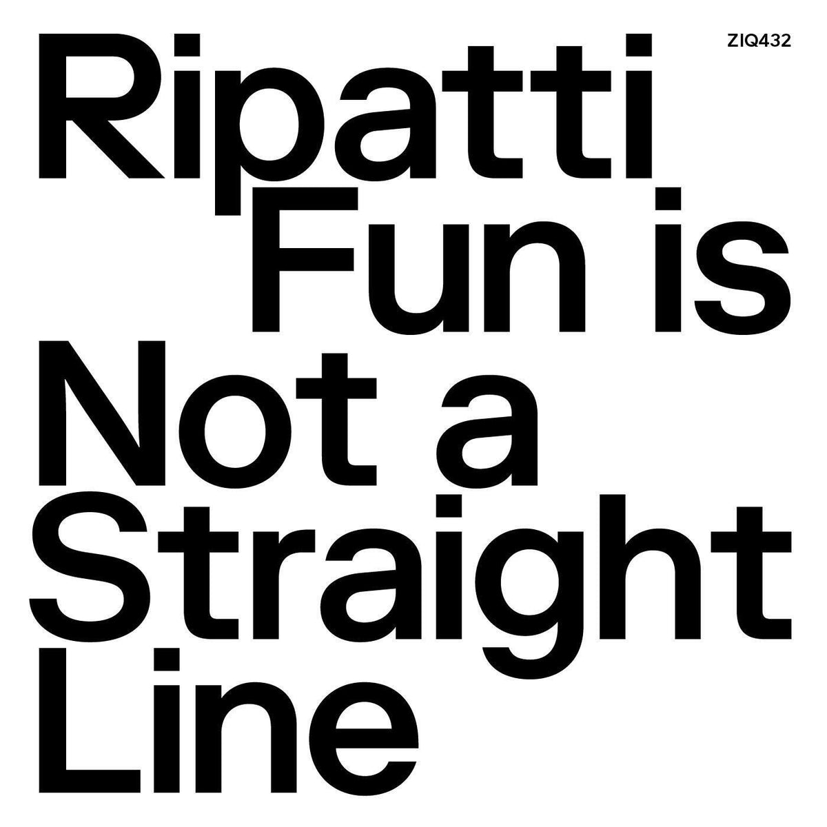 Ripatti – Fun Is Not a Straight Line vinyl record cover