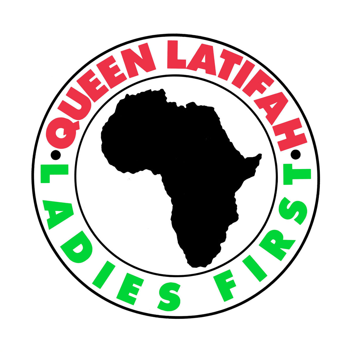 Queen Latifah – Ladies First vinyl cover
