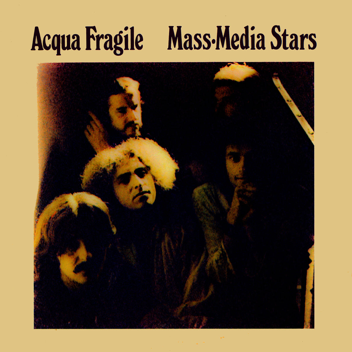 Acqua Fragile – Mass Media Stars vinyl record cover