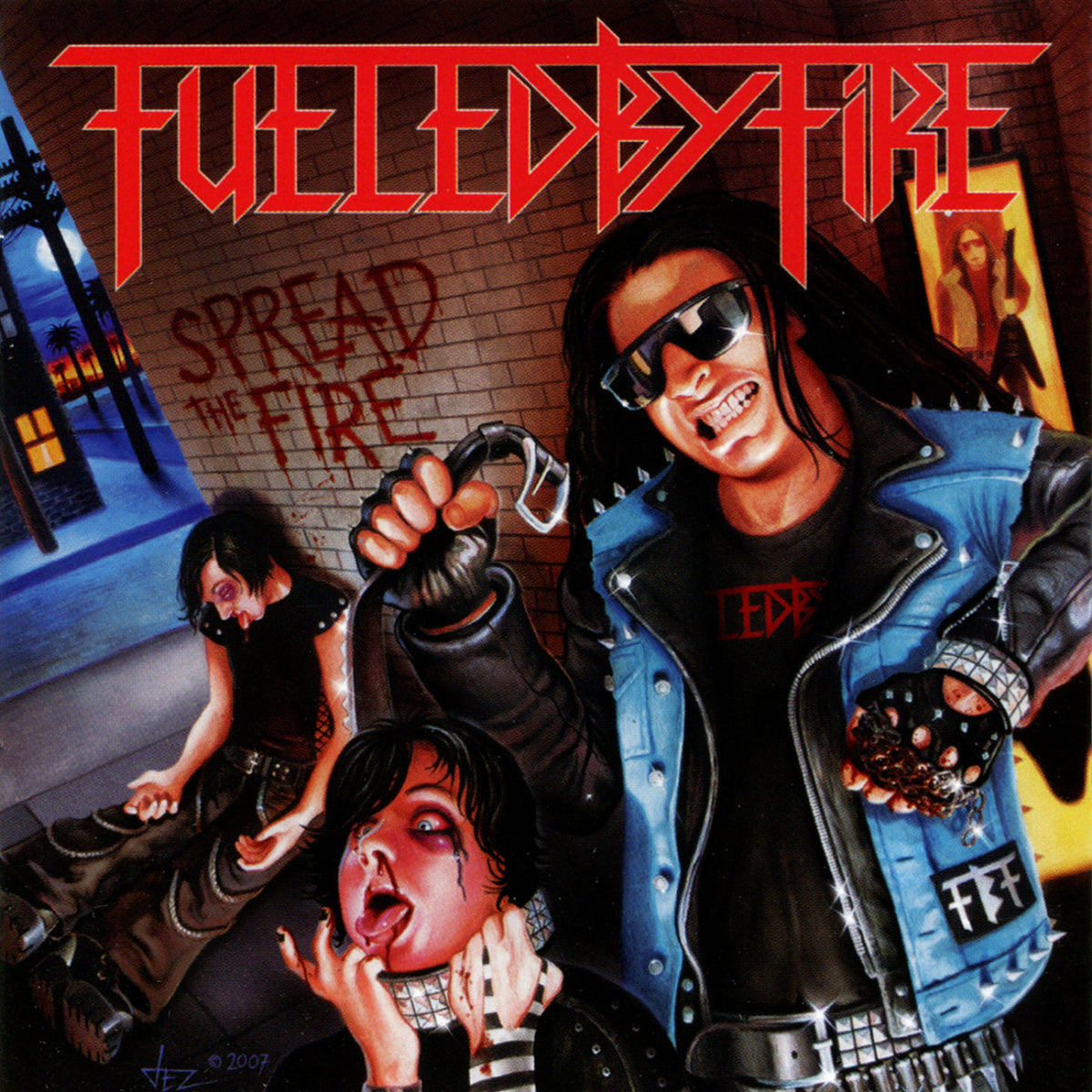 Fueled By Fire – Spread The Fire vinyl record cover