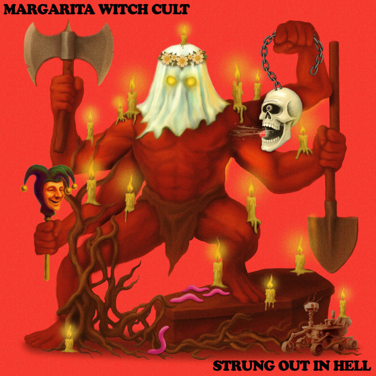 Margarita Witch Cult – Strung Out in Hell vinyl record cover