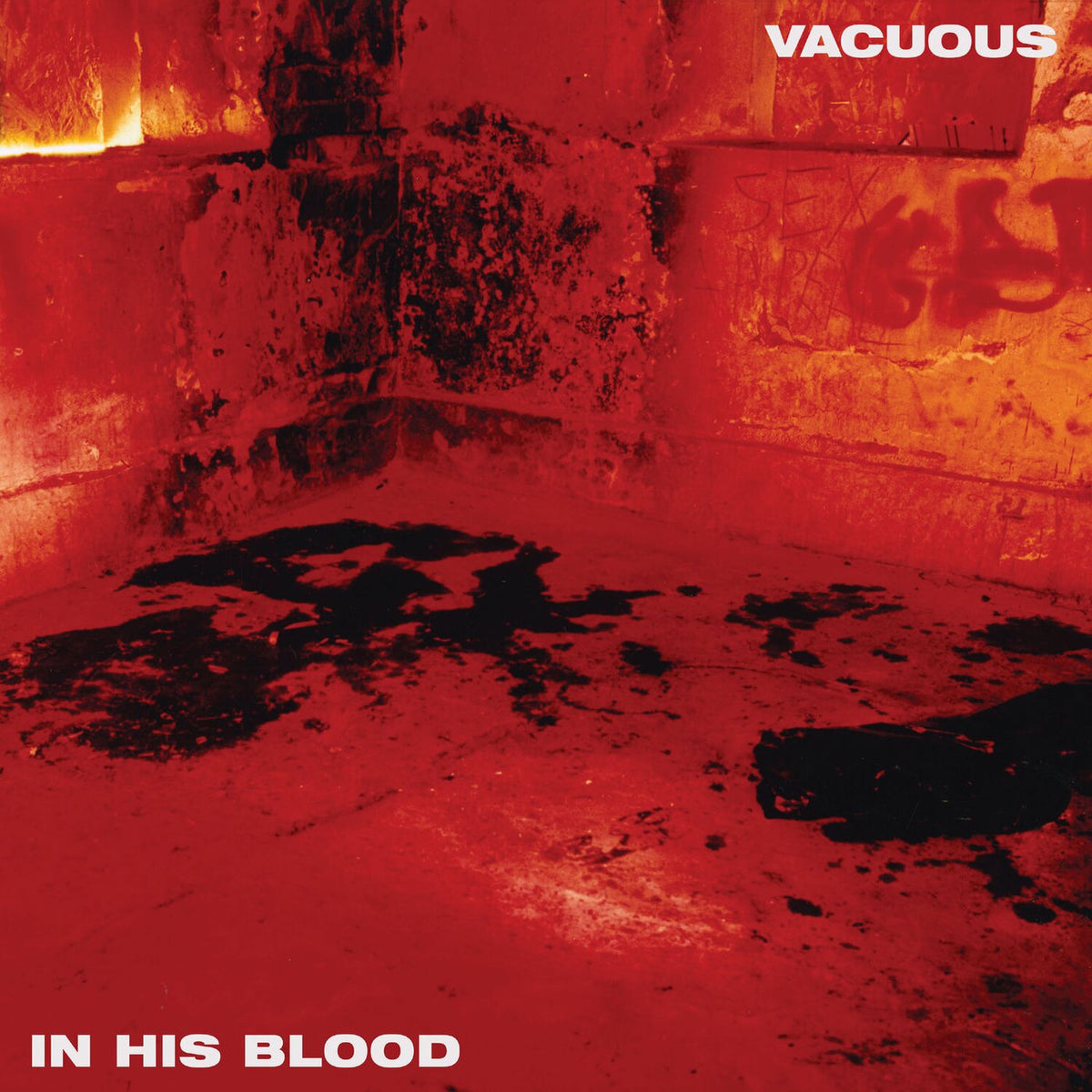 Vacuous – In His Blood (Pool Of Blood Vinyl) vinyl record cover