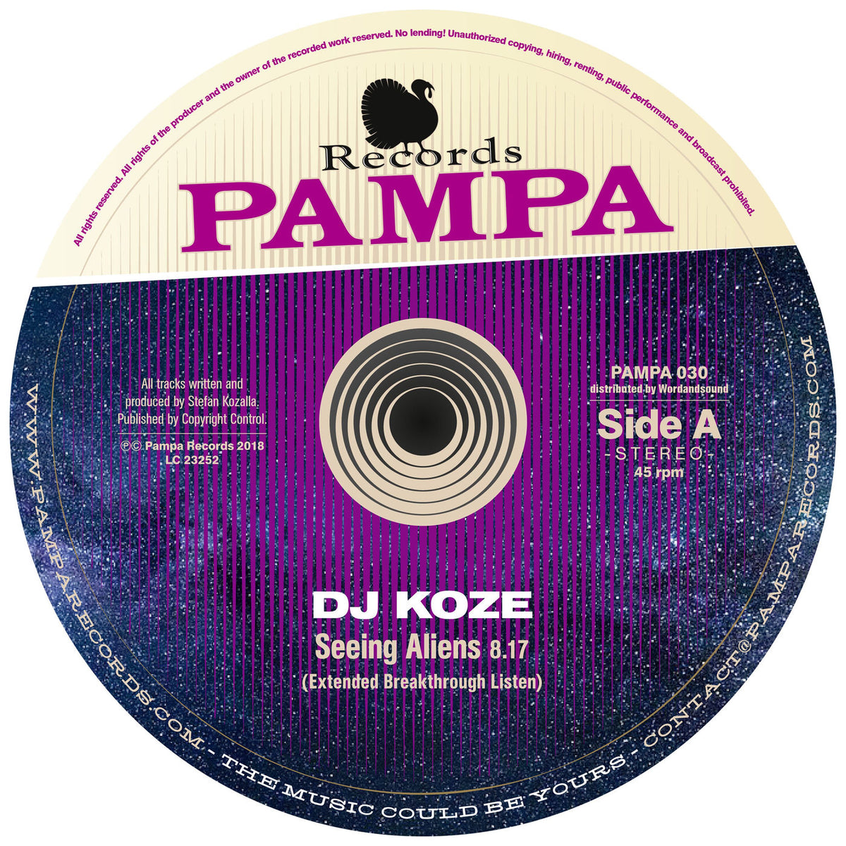 DJ Koze – Seeing Aliens vinyl cover