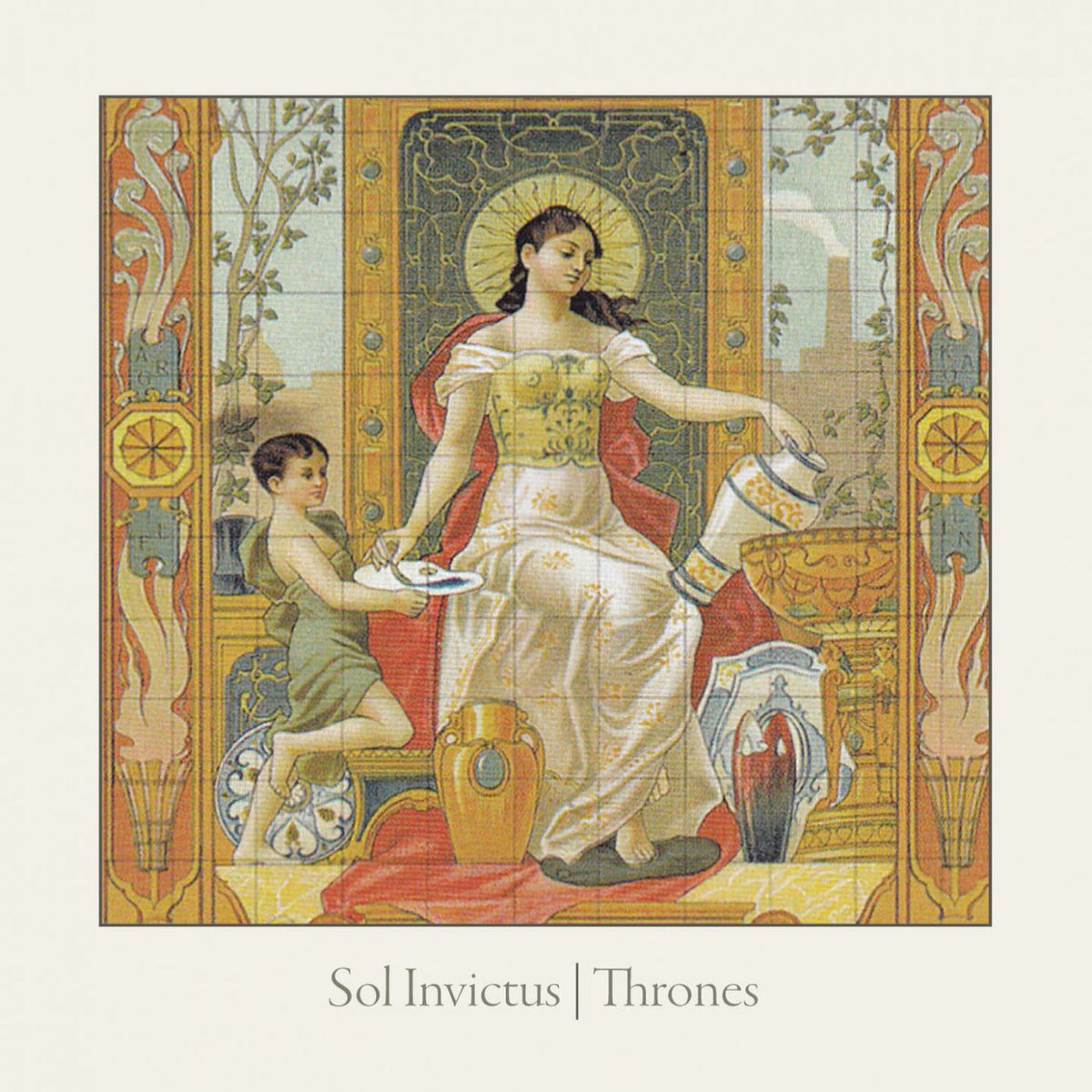 Sol Invictus – Thrones (Clear/Yellow/Black Vinyl) vinyl record cover