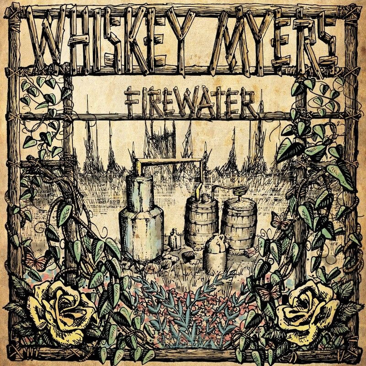 Whiskey Myers – Firewater vinyl cover