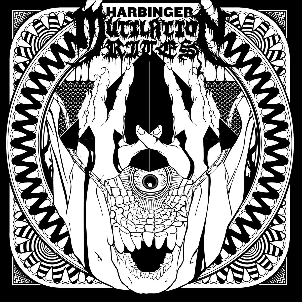 Mutilation Rites – Harbinger vinyl record cover