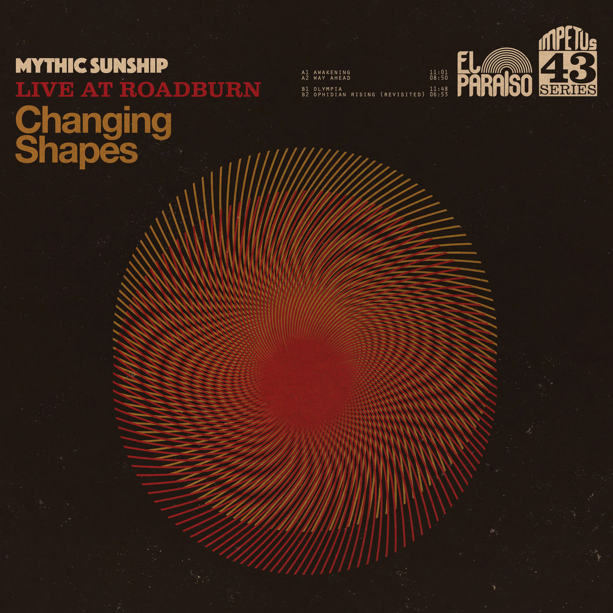 Mythic Sunship – Changing Shapes vinyl record cover
