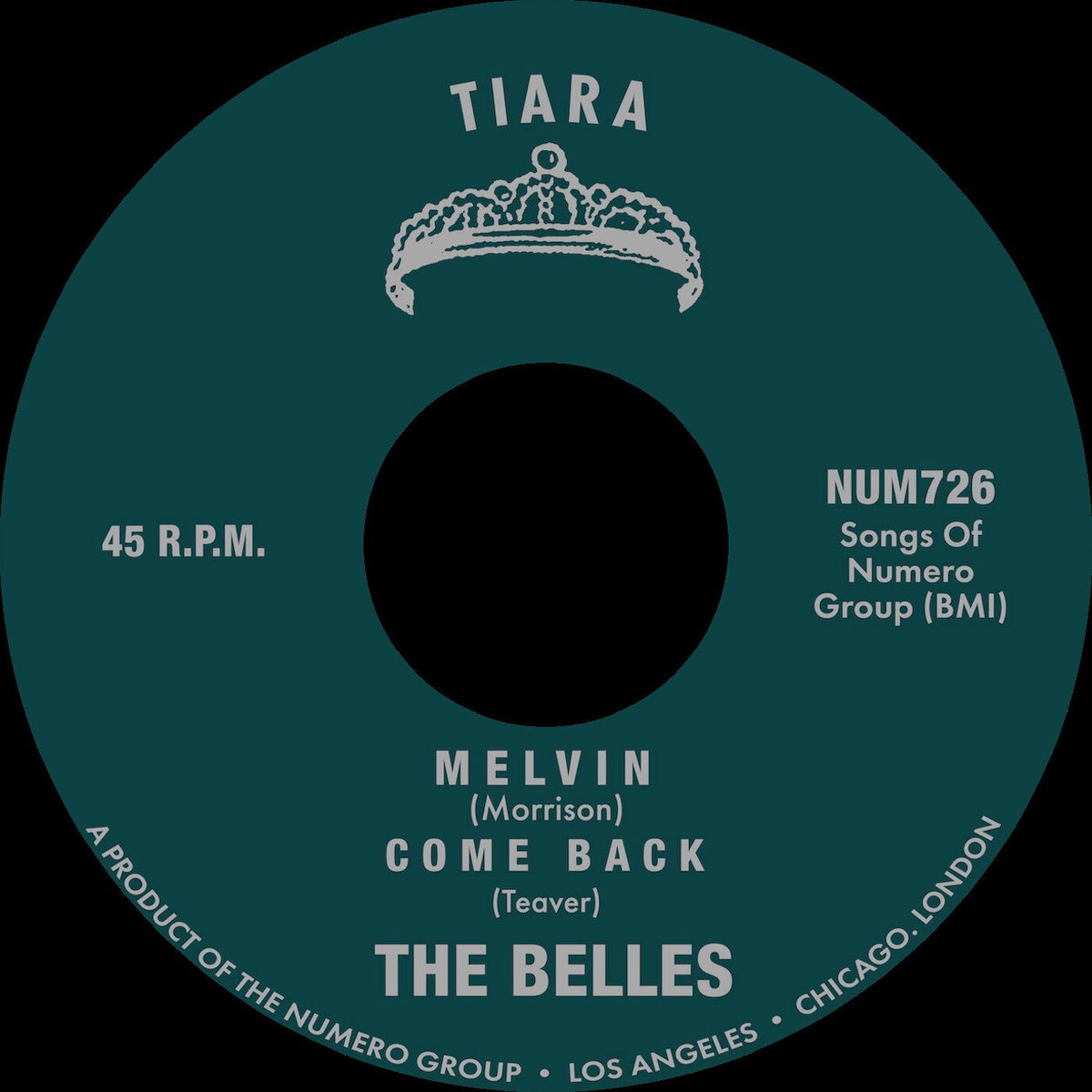 The Belles – Melvin b/w Come Back vinyl cover