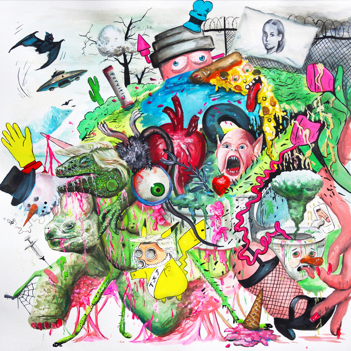 Tropical Fuck Storm – Braindrops vinyl record cover