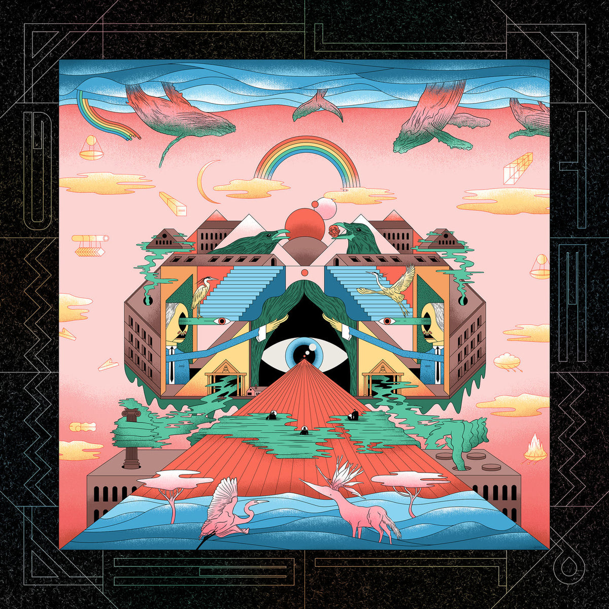 Amgala Temple – Invisible Airships vinyl record cover
