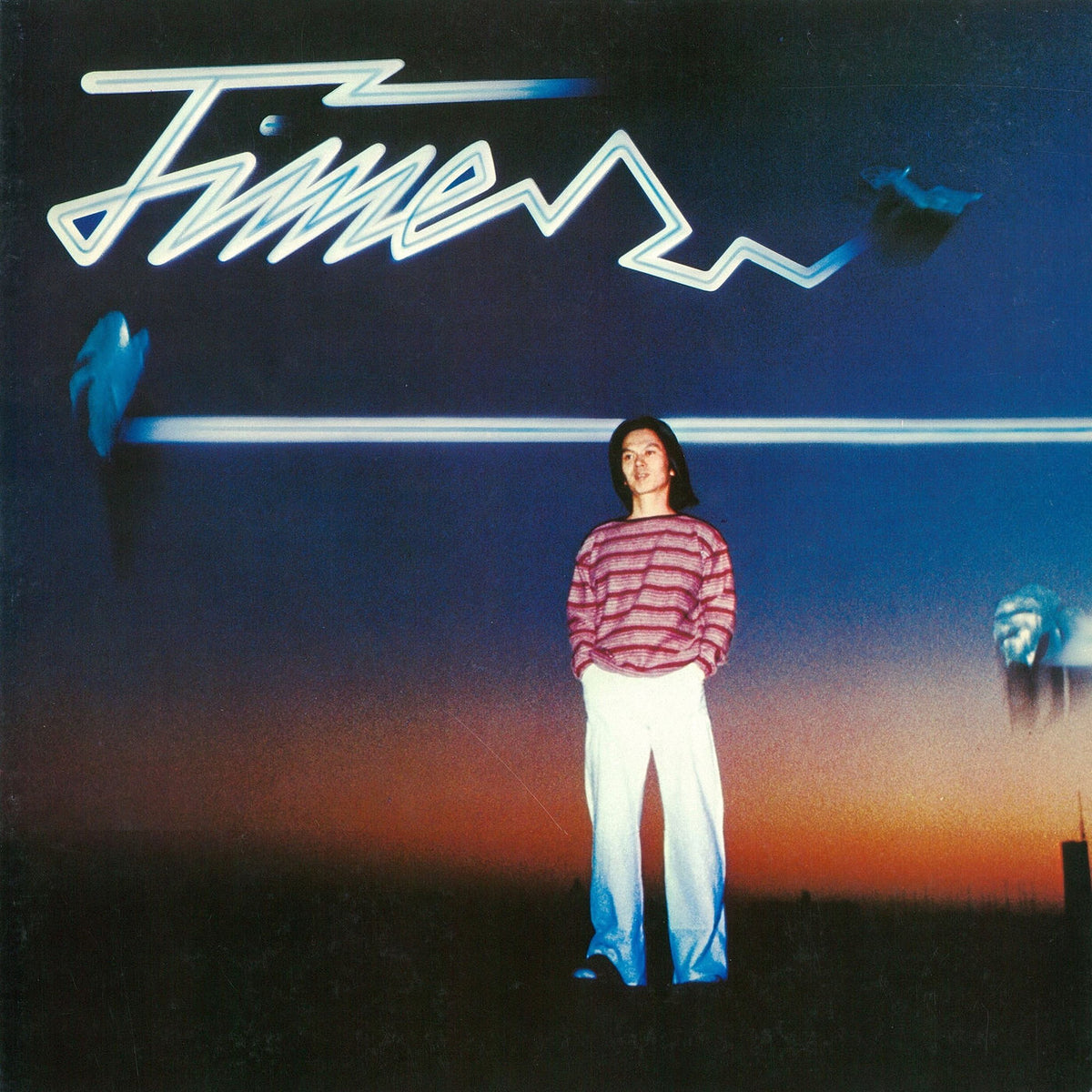 Hiroshi Sato – Time (Clear Deep Blue Vinyl) vinyl record cover