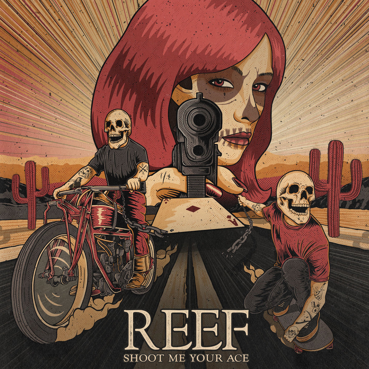 Reef – Shoot Me Your Ace vinyl record cover