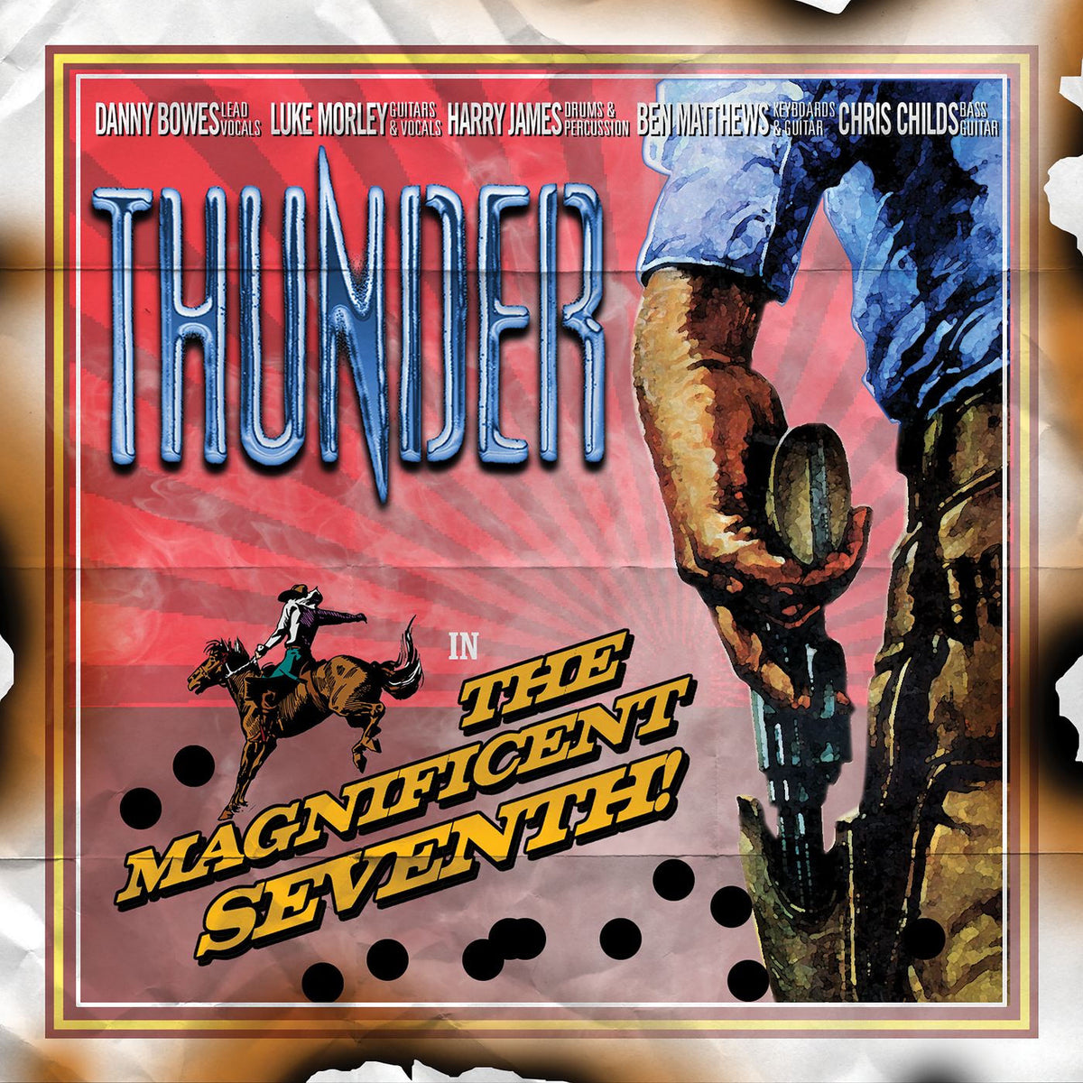 Thunder – The Magnificent Seventh vinyl record cover