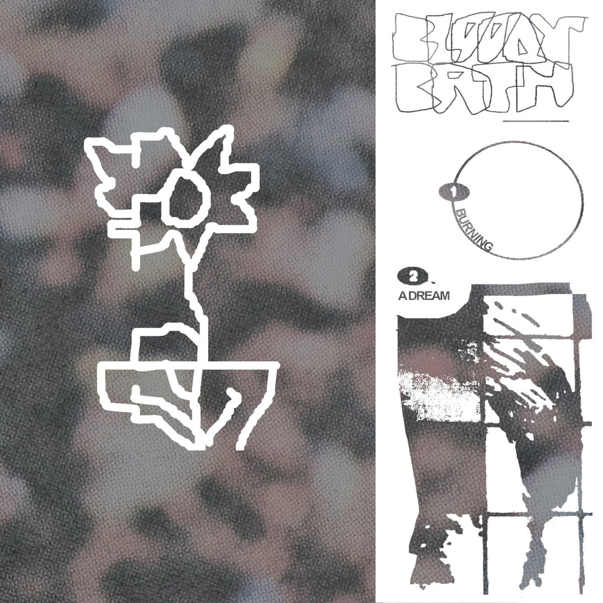 bloody/bath – Burning / A Dream vinyl cover
