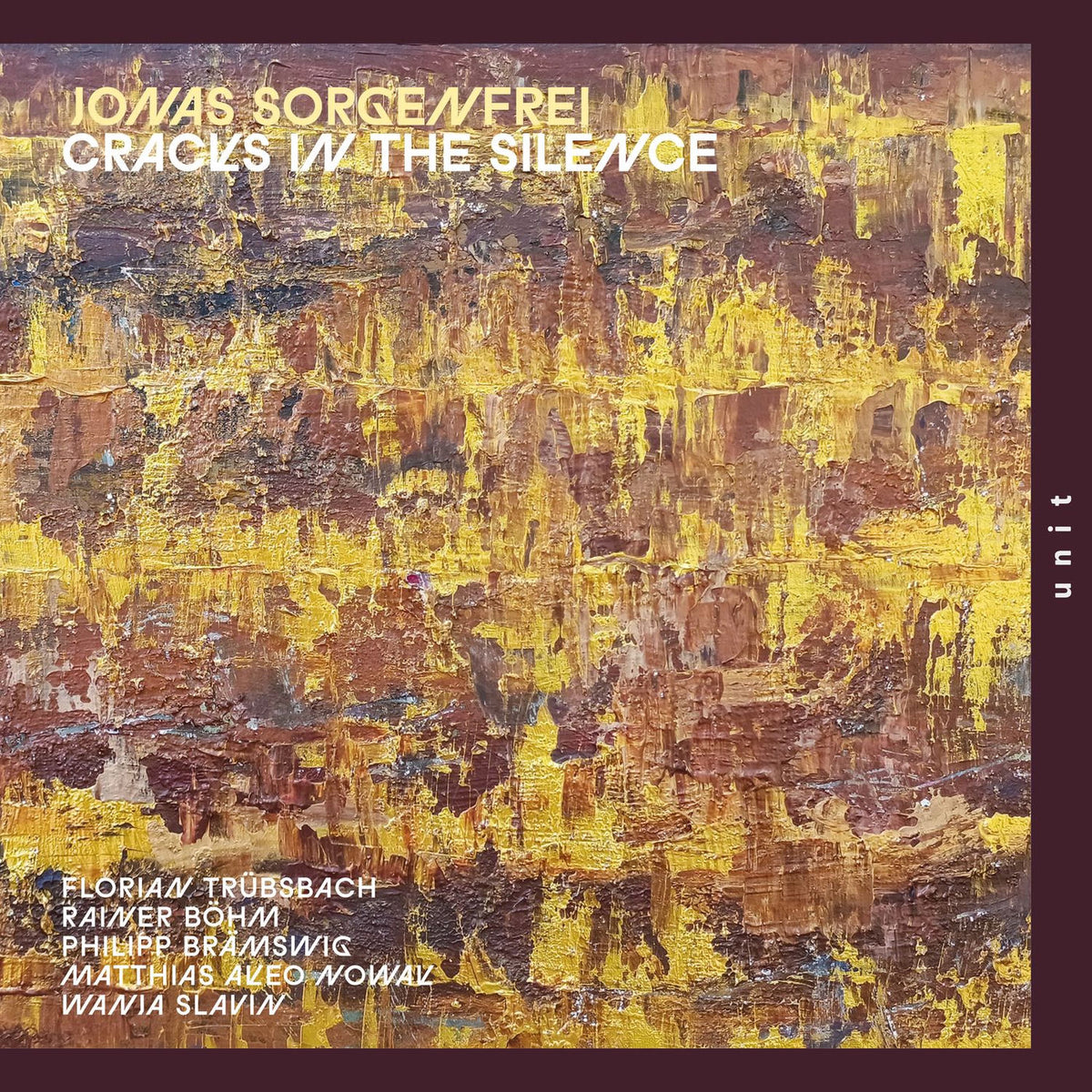 Jonas Sorgenfrei – Cracks in the Silence vinyl cover