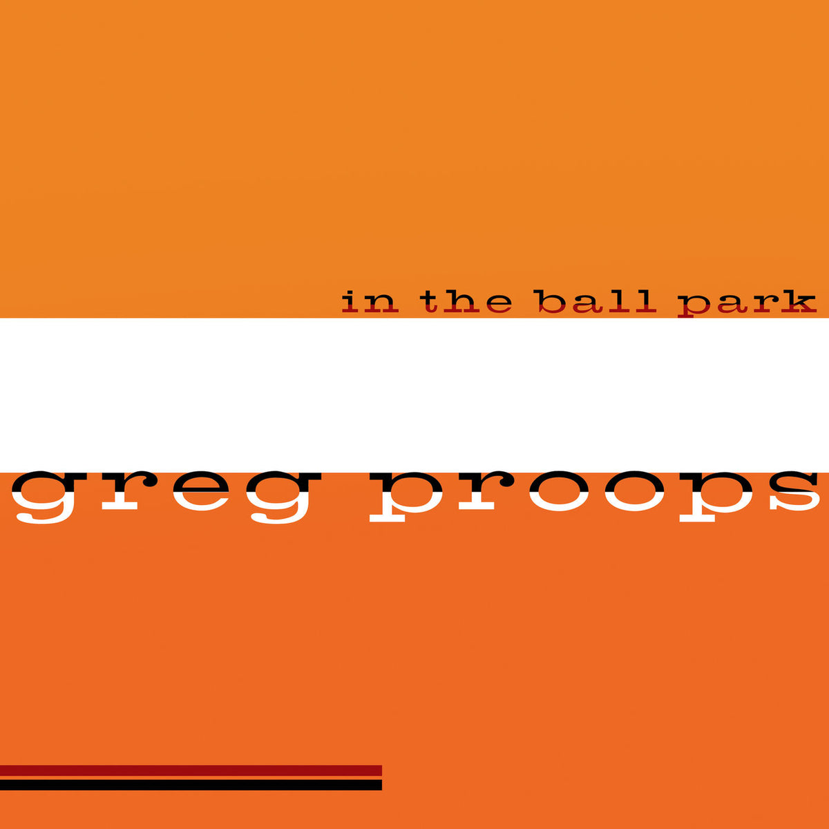 Greg Proops – In The Ball Park vinyl record cover