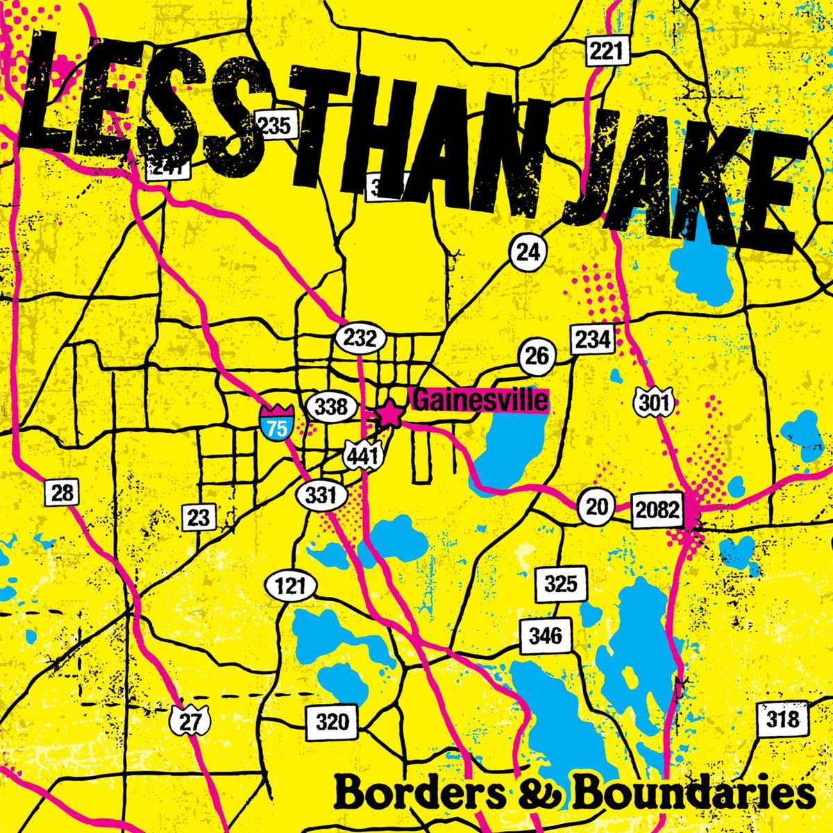 Less Than Jake – Borders & Boundaries (REISSUE) (INCL. DVD) vinyl record cover